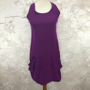 Loeffler Randall Silk Purple Racerback Dress 4